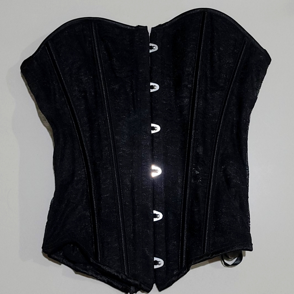 Black Lace Overbust Corset